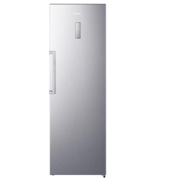Hisense RL481N4BIE - Frigorifero - larghezza: 59.5 cm - prof. 65.1 cm - altezza: 185.5 cm - 370 litri - Classe E - acciaio inox/grigio