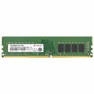 Transcend JetRAM - DDR4 - kit - 32 GB: 2 x 16 GB - DIMM 288-PIN - 3200 MHz / PC4-25600 - CL22 - 1.2 V - senza buffer - non ECC