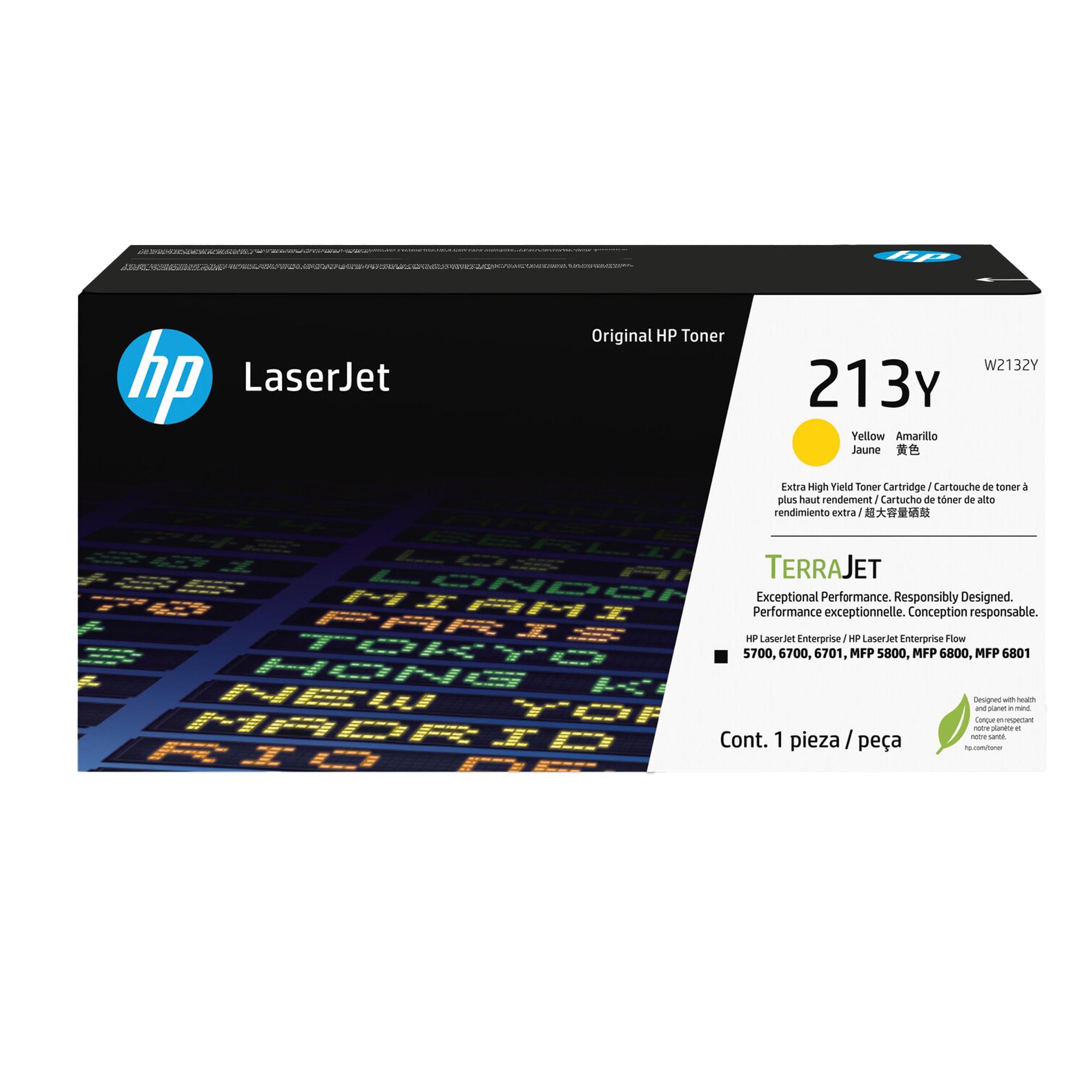 HP 213Y - Extra High Yield - giallo - originale - LaserJet - cartuccia toner (W2132Y)