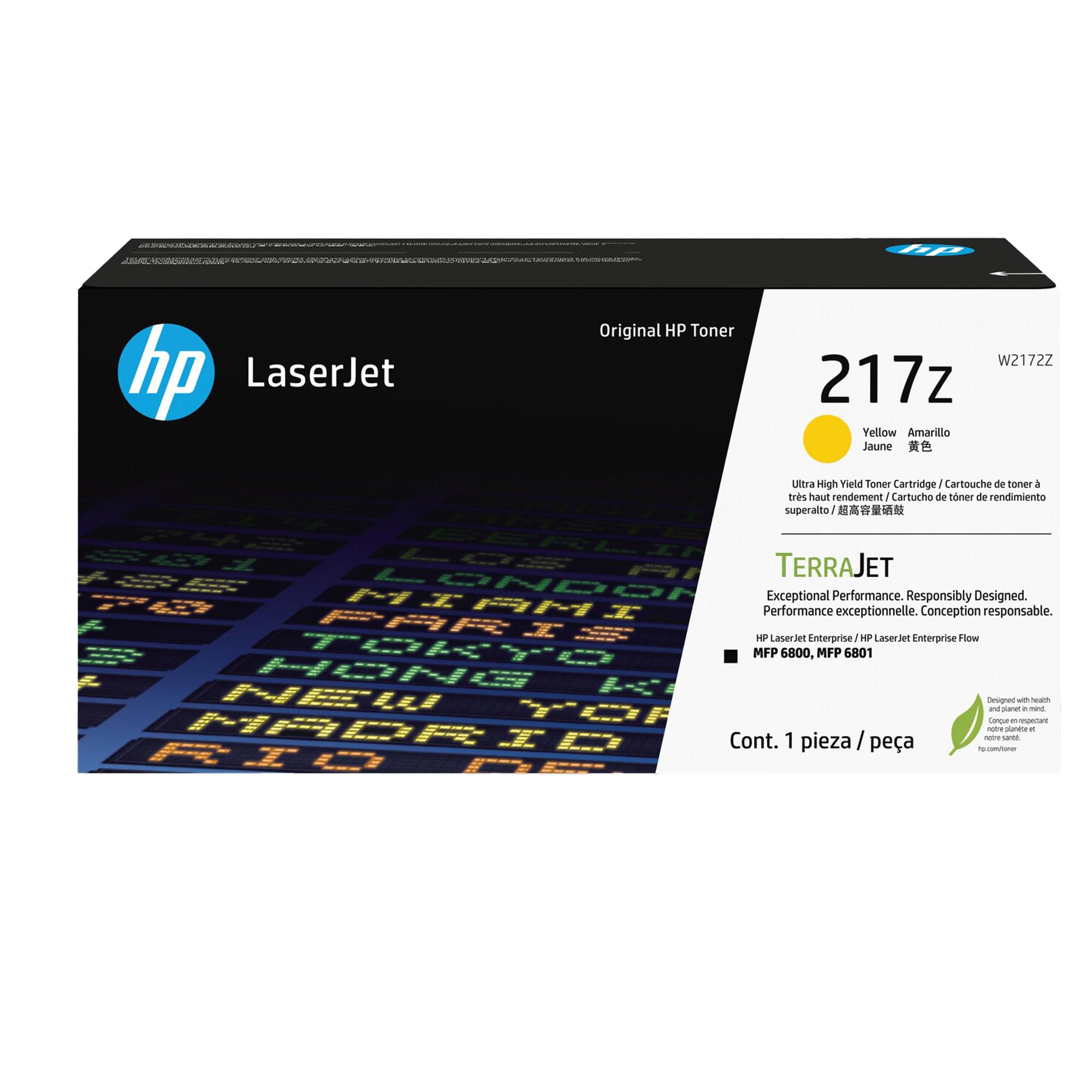 HP 217Z - Ultra High Yield - giallo - originale - LaserJet - cartuccia toner (W2172Z) - per Color LaserJet Enterprise MFP 6800dn