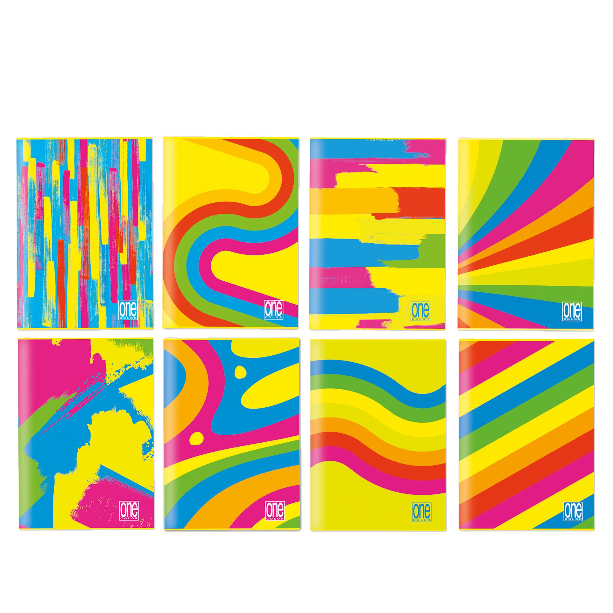 Maxiquaderno One Color Fantafluo - A4 - 4 mm - 21 fogli - 80 gr - Blasetti