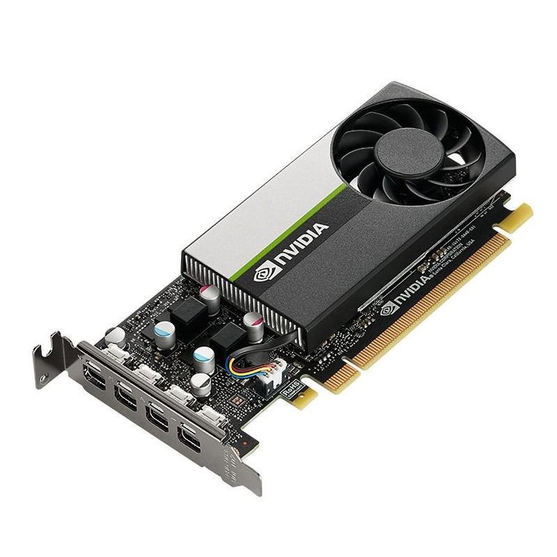 NVIDIA T1000 - Scheda grafica - T1000 - 4 GB GDDR6 - PCIe 3.0 x16 profilo basso - 4 x Mini DisplayPort