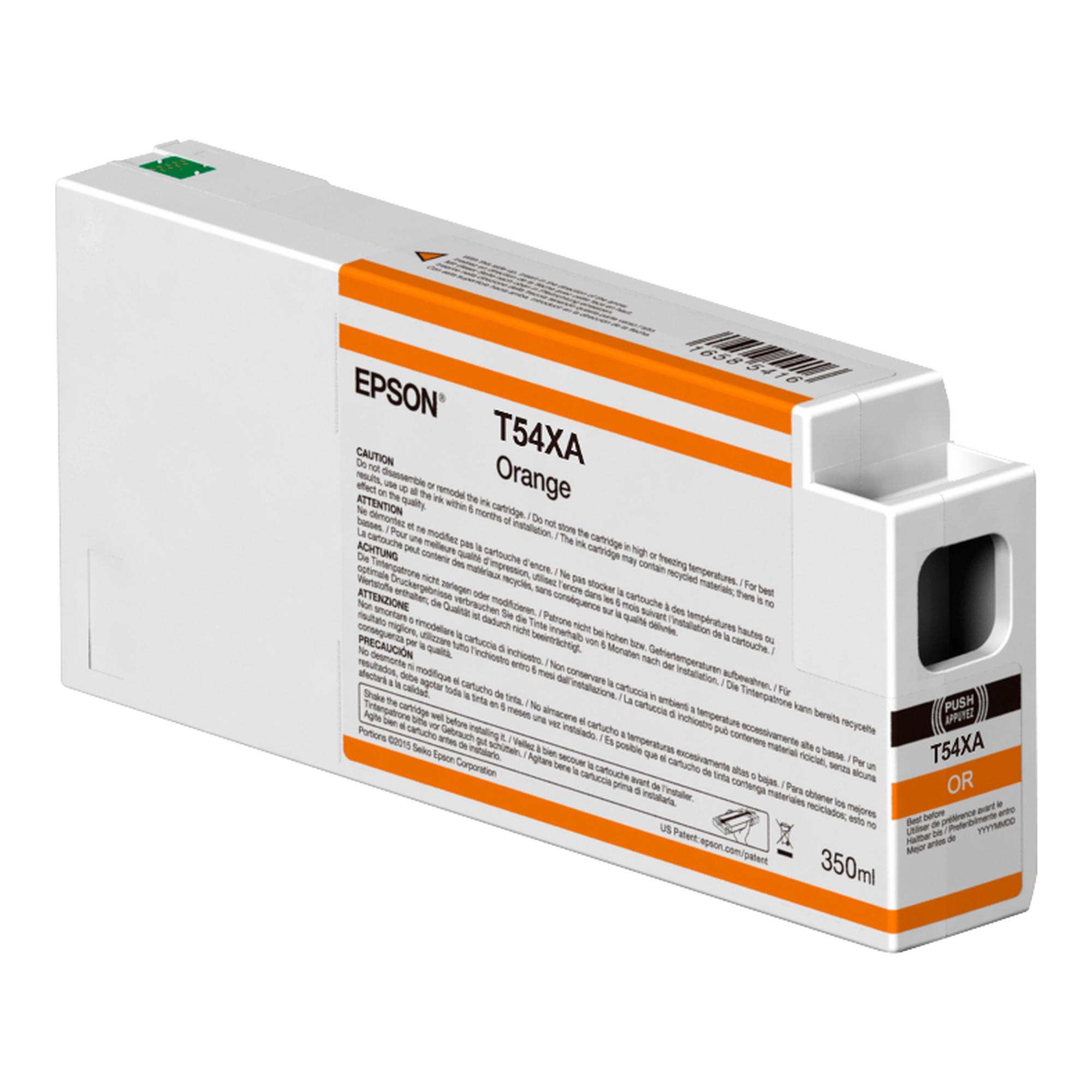 Epson T54XA - 350 ml - arancione - originale - cartuccia d'inchiostro - per SureColor SC-P7000, SC-P7000V, SC-P9000, SC-P9000V