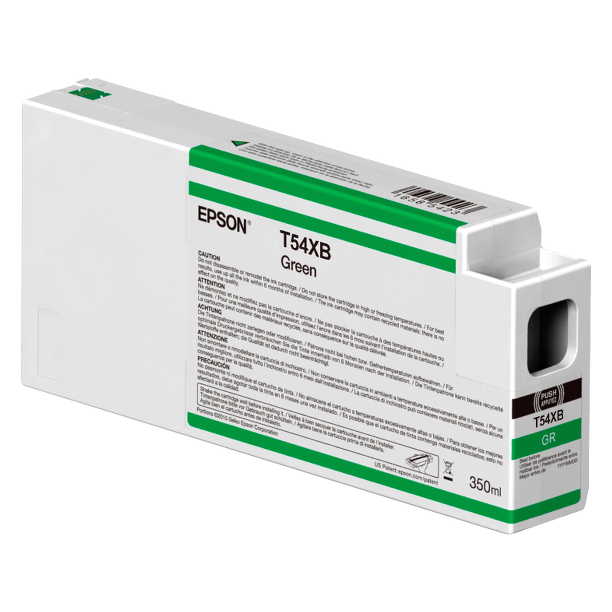 Epson T54XB - 350 ml - verde - originale - cartuccia d'inchiostro - per SureColor SC-P7000V, SC-P9000V