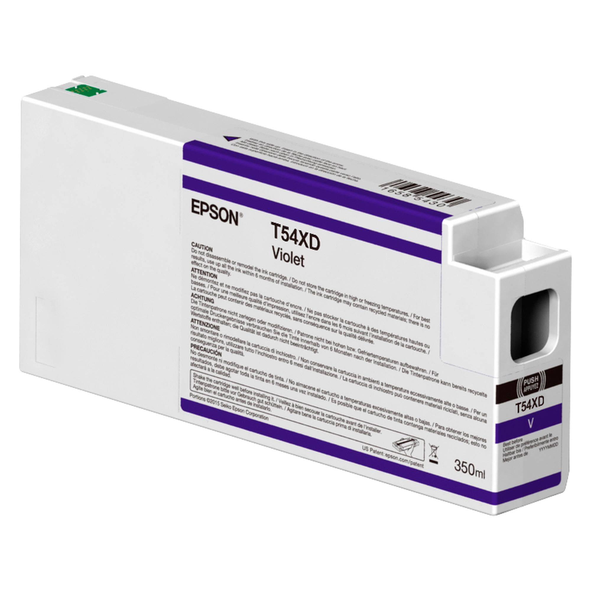 Epson T54XD - 350 ml - viola - originale - cartuccia d'inchiostro - per SureColor SC-P7000V, SC-P9000V
