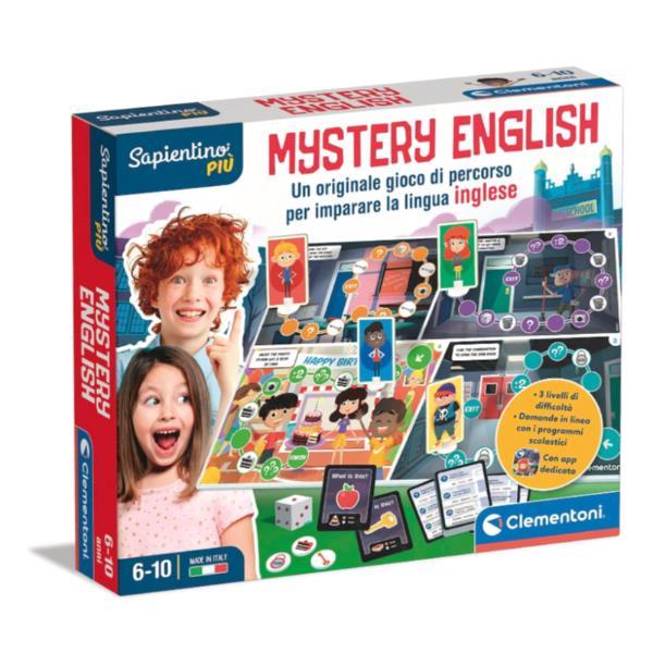 CLEMENTONI SAPIENTINO PIU' MISTERY ENGLISH GIOCO DA TAVOLO EDUCATIVO PER IMPARARE L'INGLESE