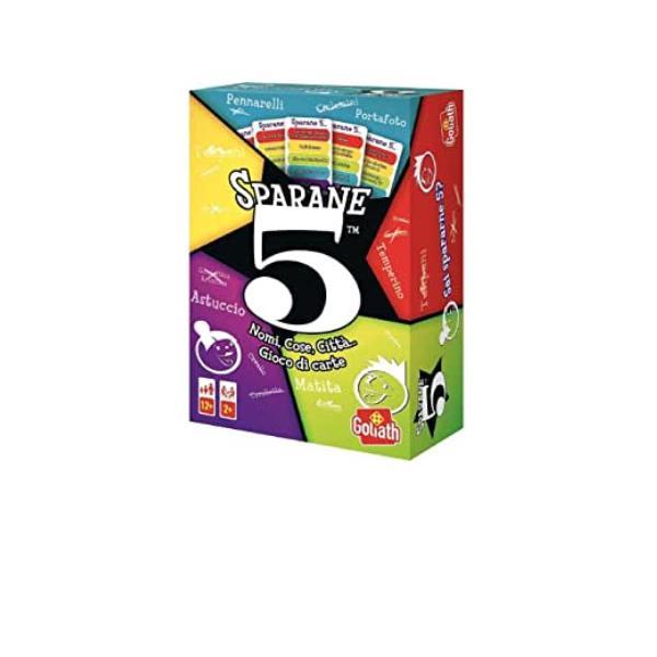 GOLIATH SPARANE 5 CARD GAME GIOCO DI CARTE E DOMANDE