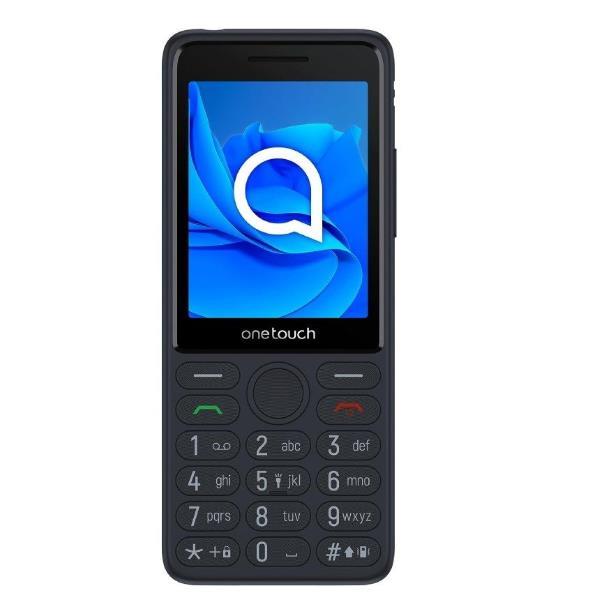 TCL ONETOUCH 4022s DUAL SIM 2.8" MOBILEPHONE 2G TASTI GRANDI PULSANTE SOS POSTERIORE ITALIA DARK NIGHT GREY