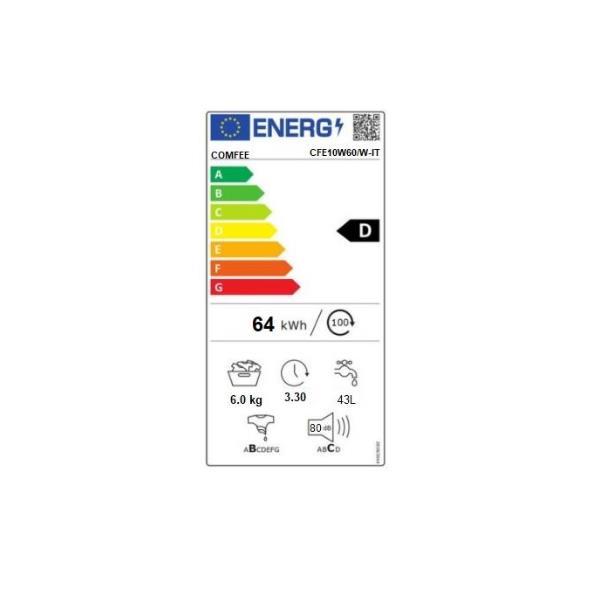 LAVATRICE 6KG 1000G D SLIM
