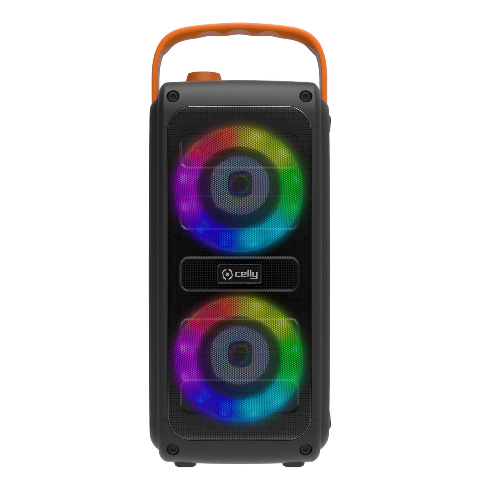Celly TECH FOR KIDS KIDSPARTYRGB - Altoparlante per eventi - portatile - senza fili - 10 Watt - nero