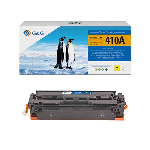 GG - Toner Compatibile per Hp CF412A- Giallo - 2.300 pag