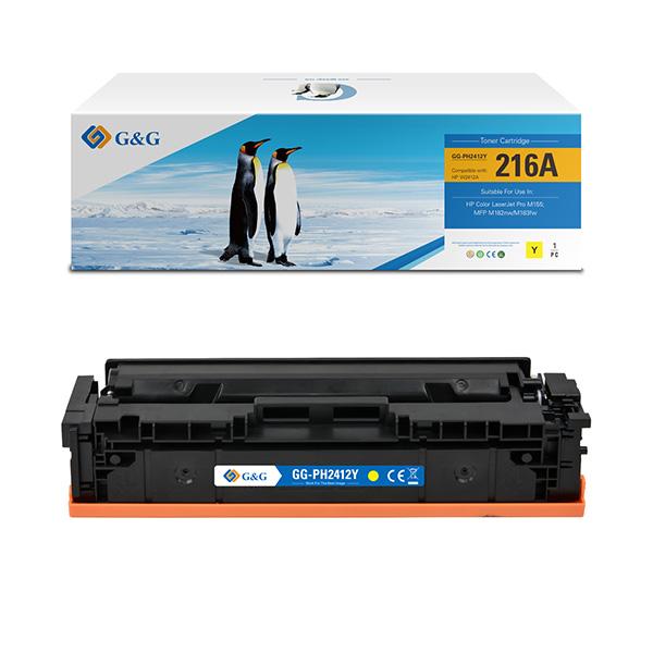 GG - Toner Compatibile per Hp W2412A- Giallo - 850 pag