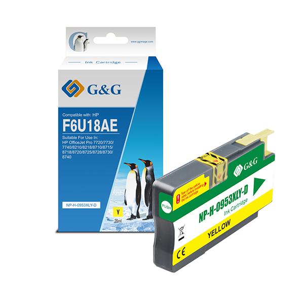 GG - Cartuccia ink Compatibile per HP 953XL - Giallo