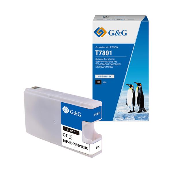 GG - Cartuccia ink Compatibile per Epson workforce pro wf-5690dwf/ wf-5620dwf - Nero