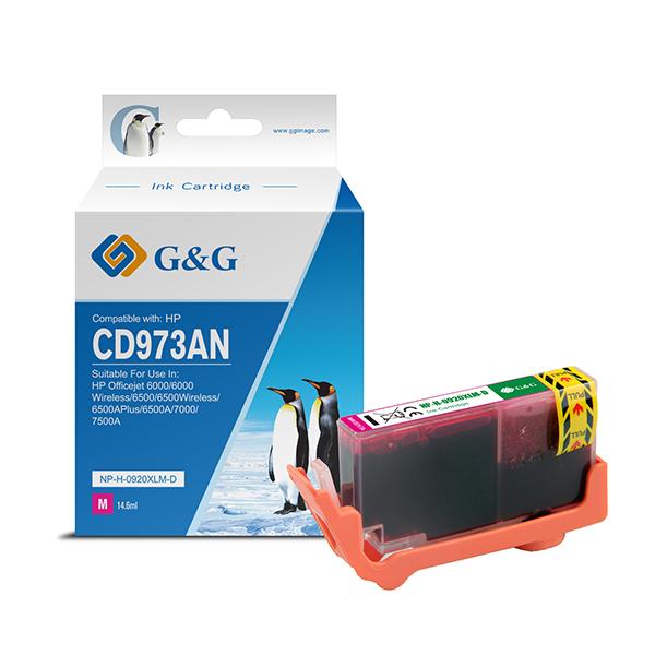 GG - Cartuccia ink Compatibile per HP  920XL- Magenta