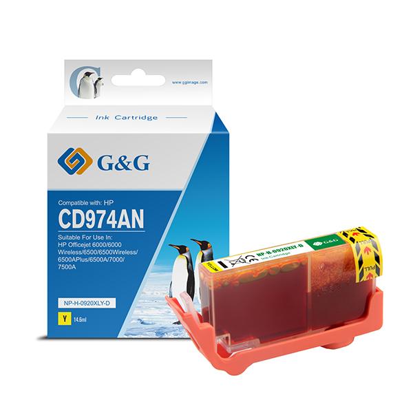 GG - Cartuccia ink Compatibile per HP 920XL - Giallo