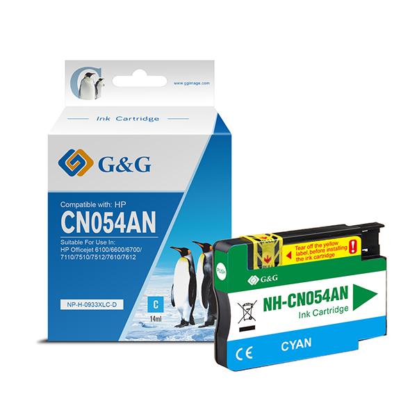 GG - Cartuccia ink Compatibile per HP 933 - Ciano