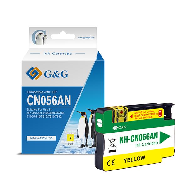 GG - Cartuccia ink Compatibile per HP 933 - Giallo