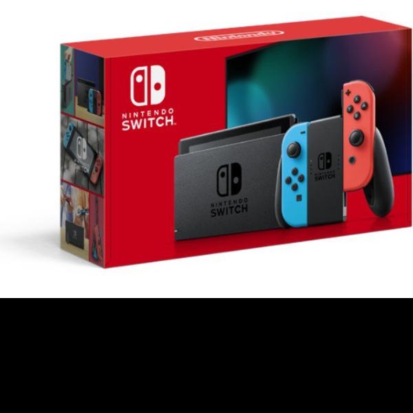 Nintendo Switch with Neon Blue and Neon Red Joy-Con - Game console - Full HD - nero, rosso neon, blu neon