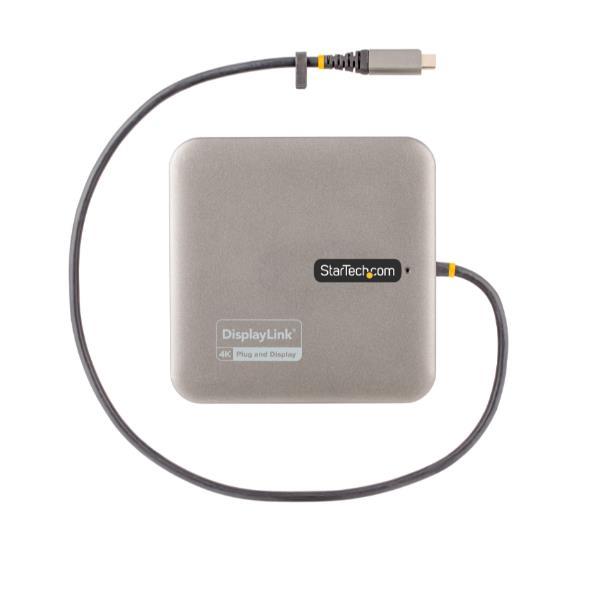 StarTech.com Docking Station USB C, doppia porta HDMI 4K 60Hz compatibile con MacBook Pro (M1/M2/M3/M4) e Windows, hub USB-A/USB-C 10 Gbps,100W PD, GbE, SD, cavo 56cm, Cablato, USB 3.2 Gen 2 (3.1 Gen 2) Type-C, 100 W, 10,100,1000 Mbit/s, Grigio, Space Gra