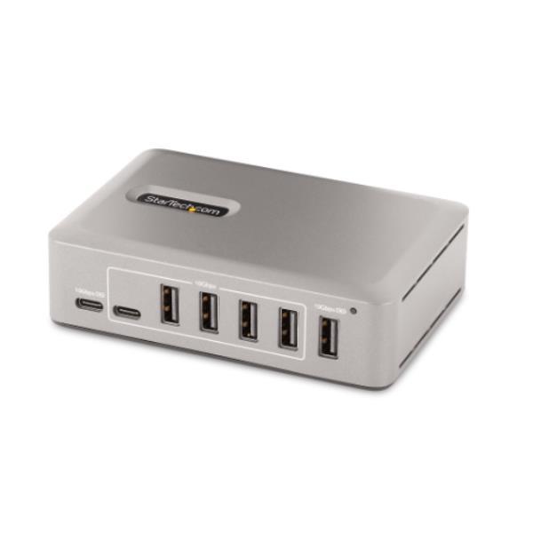 StarTech.com 10-Port USB-C Hub, 8x USB-A + 2x …