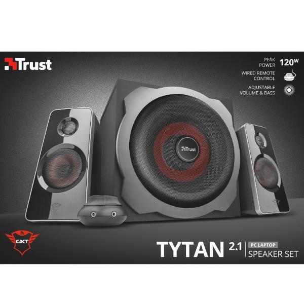 Trust GXT 38 - Sistema altoparlanti - per PC - 2.1 canali - 60 Watt (Totale)