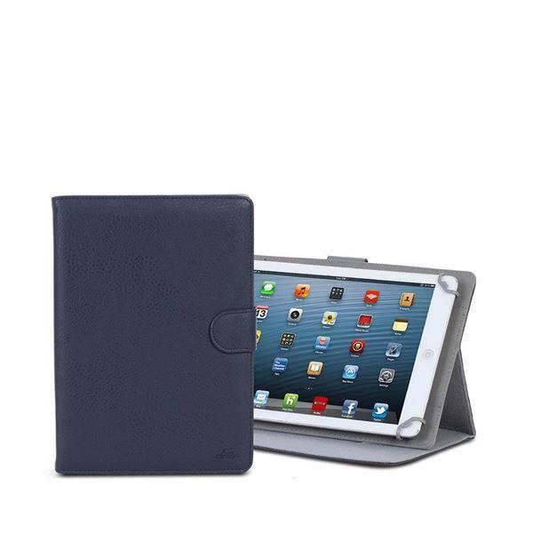 RIVACASE CUSTODIA PER TABLET UNIVERSALE DA 10.1" A 12" IN SIMILPELLE E POLIURETANO BLU GRIGIO