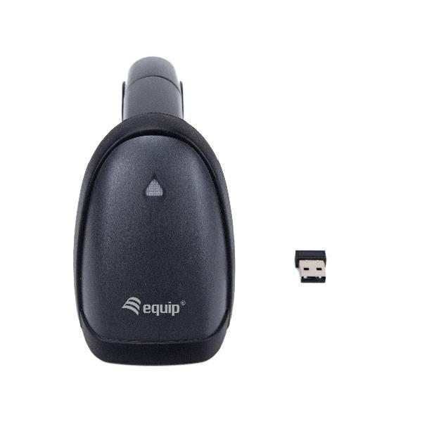 EQUIP 351024 LETTORE CODICI A BARRE 1D/2D SCANNER WIRELESS NANO RICEVITORE CON STAND