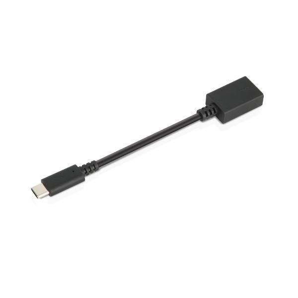 Lenovo - Adattatore USB - USB Tipo A (F) a 24 pin USB-C (M) - USB 3.0 - 5 V - 2 A - 14 cm