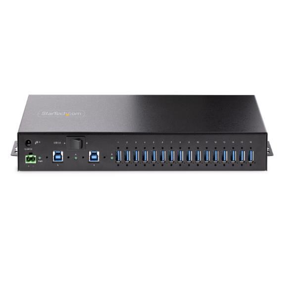 StarTech.com 16-Port Industrial USB 3.0 Hub 5Gbps, Metal, …