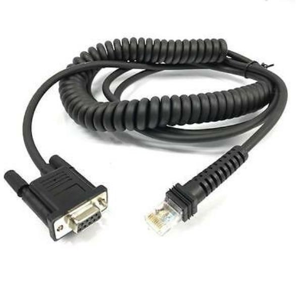 Datalogic - Cavo seriale - DB-9 (F) - 3.66 m - avvolto a spirale, viti a serraggio manuale - per Magellan 1100i, 1100i OEM