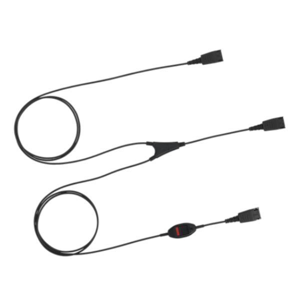 Jabra Supervisor Y-Cord - Ripartitore cuffia - disconnessione rapida a disconnessione rapida