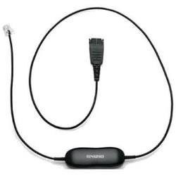 Jabra Smart Cord - Cavo per cuffie - nero - per Cisco IP Phone 78XX; BIZ 2300; Mitel 74XX; Dialog 42XX, 44XX, 5446; Snom 71X