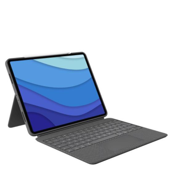 Logitech Combo Touch Custodia con Tastiera per iPad Pro 11 pollici (1a, 2a, 3a gen - 2018, 2020, 2021) - Tastiera Retroilluminata Rimovibile, Trackpad, Smart Connector - Grigio, QWERTY, Italiano, Trackpad, 1,8 cm, 1 mm, Apple