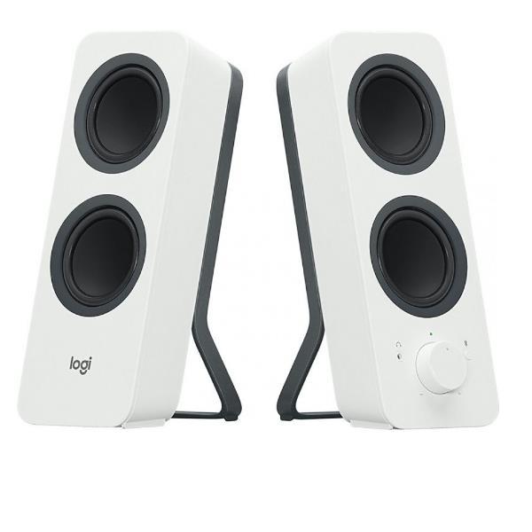 Logitech Z207 - Altoparlanti - per PC - canale 2.0 - senza fili - Bluetooth - 5 Watt (Totale) - bianco