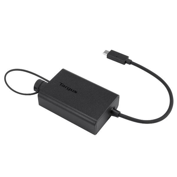 Targus USB-C Multiplexer Adapter - Adattatore USB - 24 pin USB-C (M) a USB Tipo A (F) - USB 3.0 - nero