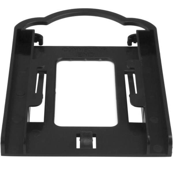 StarTech.com Staffa di montaggio per unita' HDD/SSD da 2,5" per alloggiamento per unita' disco da 3,5" - Confezione da 5 (BRACKET125PTP) - Adattatore vano unita' di memorizzazione - da 3,5" a 2,5" - nero (pacchetto di 5)