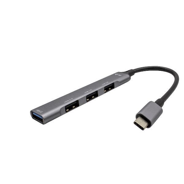 i-Tec - Hub - 1 x SuperSpeed USB 3.0 + 3 x USB 2.0 - desktop