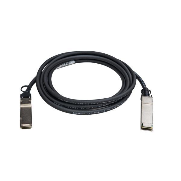 QNAP CAB-NIC40G30M-QSFP - Cavo applicazione diretta 40GBase - QSFP+ a QSFP+ - 3 m - biassiale