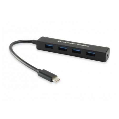 Conceptronic CTC4USB3 - Hub - 4 x SuperSpeed USB 3.0 - desktop