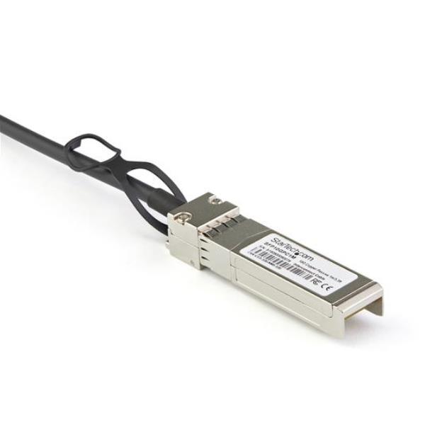 StarTech.com Cavo Twinax con collegamento diretto SFP+ compatibile con Dell EMCDAC-SFP-10G-2M - 2 m (DACSFP10G2M) - Cavo applicazione diretta 10GBase - SFP+ (P) serrato a SFP+ (P) serrato - 2 m - biassiale - passivo