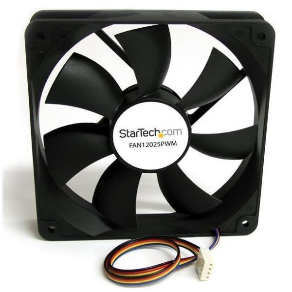 StarTech.com Ventola per case, connettore PWM (Pulse Width Modulation) 120x25mm - Ventilatore per cabinet - 120 mm - nero