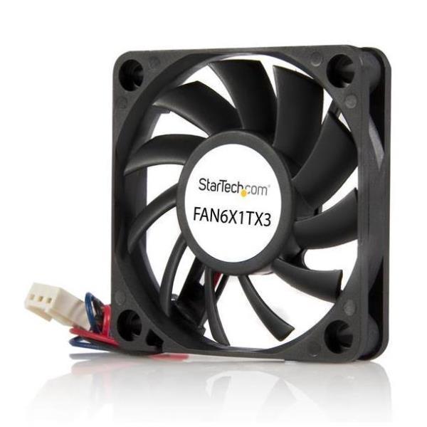 StarTech.com Ventola computer di ricambio con cuscinetto a sfera 60x10 mm con connettore TX3 - 1x LP4 a TX3 femmina (FAN6X1TX3) - Kit di ventilazione sistema - 60 mm