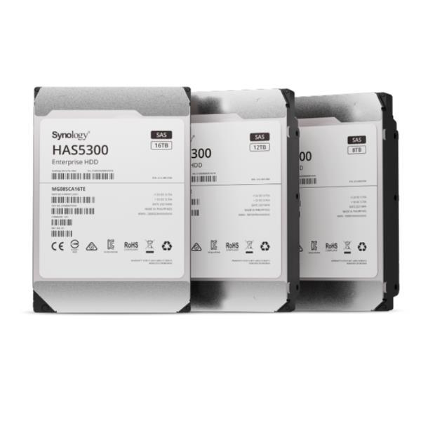 Synology HAS5300 - HDD - 16 TB - interno - 3.5" - SAS 12Gb/s - 7200 rpm - buffer: 256 MB - per RackStation RS1619xs+, RS3621xs+