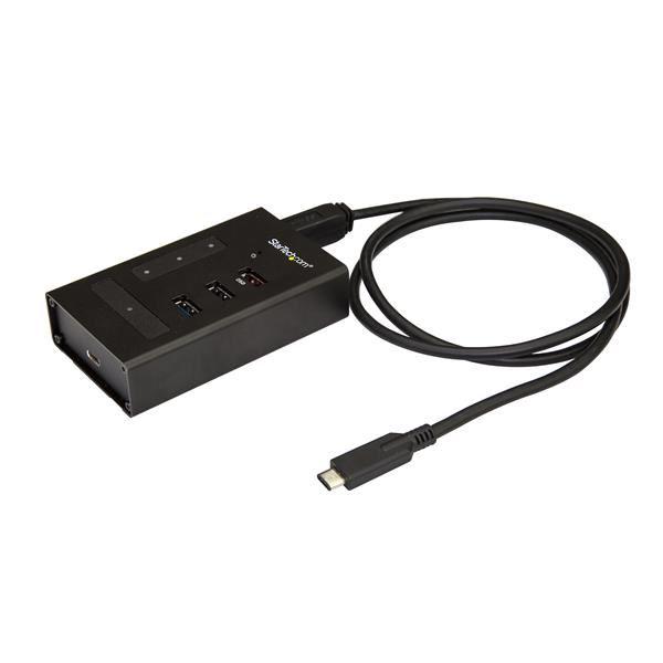 StarTech.com Hub USB a 4 porte in metallo - USB-C a 3x USB-A e 1x USB-C - USB 3.0 - Hub - 3 x SuperSpeed USB 3.0 + 1 x USB-C - desktop - per P/N: SVA12M2NEUA, SVA12M5NA