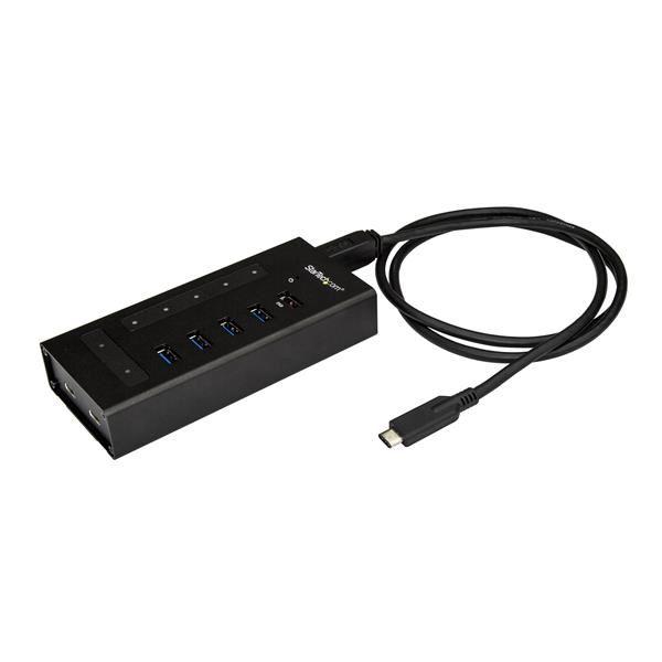 StarTech.com Hub USB-C a 7 porte in metallo - USB-C a 5x USB-A e 2x USB-C - USB 3.0 - Hub - 5 x SuperSpeed USB 3.0 + 2 x USB-C - desktop - per P/N: SVA12M5NA