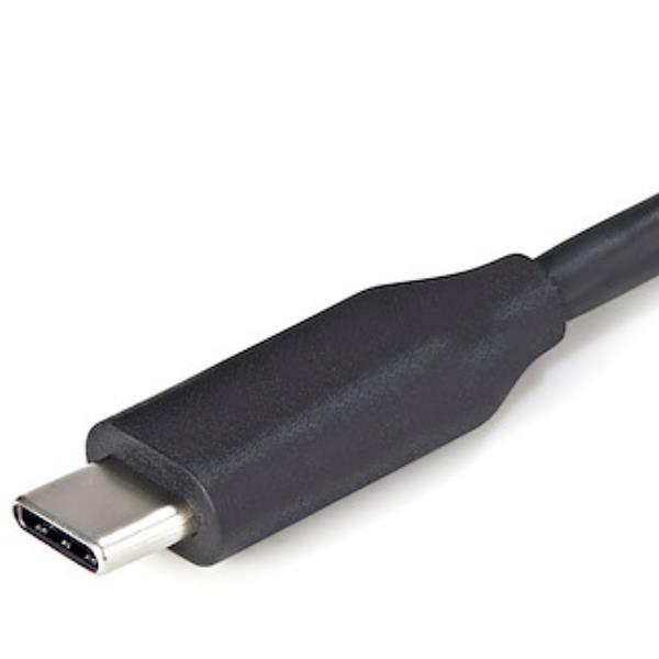 StarTech.com Hub USB C a 4 porte USB-A -Hub USB 3.0 Type C (3.2/3.1 Gen 1) 5Gbps - Alimentato da bus - Cavo da 28cm (HB30CM3A1CB) - Hub - 4 x USB 3.2 Gen 1 - desktop