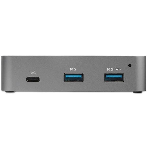 StarTech.com Hub USB-C a 4 porte, 10 Gbps - 3 USB-A e 1 USB-C - Alimentato (HB31C3A1CS) - Hub - 1 x USB-C + 3 x USB 3.1 - desktop - 110/240 V c.a. - per P/N: PEXUSB321C