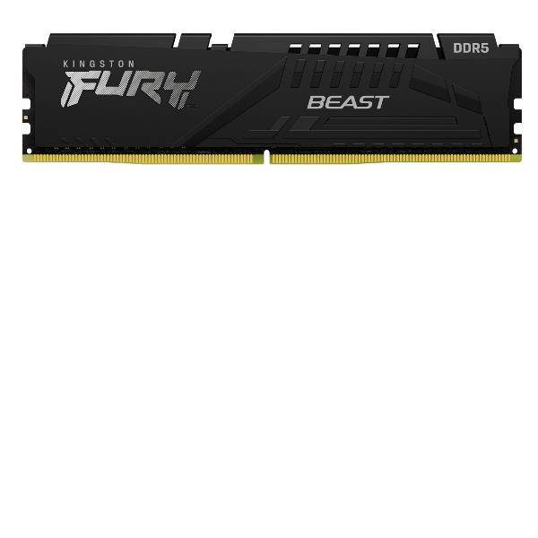 Kingston FURY Beast - DDR5 - modulo - 32 GB - DIMM 288-PIN - 5200 MHz / PC5-41600 - CL40 - 1.25 V - senza buffer - on-die ECC
