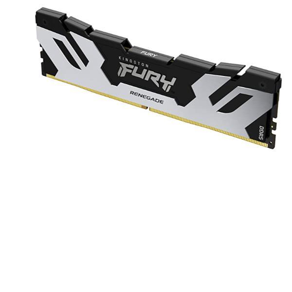 Kingston FURY Renegade Silver - DDR5 - modulo - 16 GB - DIMM 288-PIN - 6400 MHz / PC5-51200 - CL32 - 1.4 V - senza buffer - on-die ECC